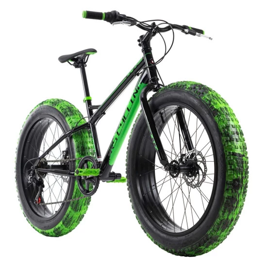 Coupon 🎉 Mountainbike Fatbike 24'' SNW2458 Schwarz-grün RH 38 Cm KS Cycling ❤️ 3 Coupon 🎉 Mountainbike Fatbike 24'' SNW2458 Schwarz-grün RH 38 Cm KS Cycling ❤️
