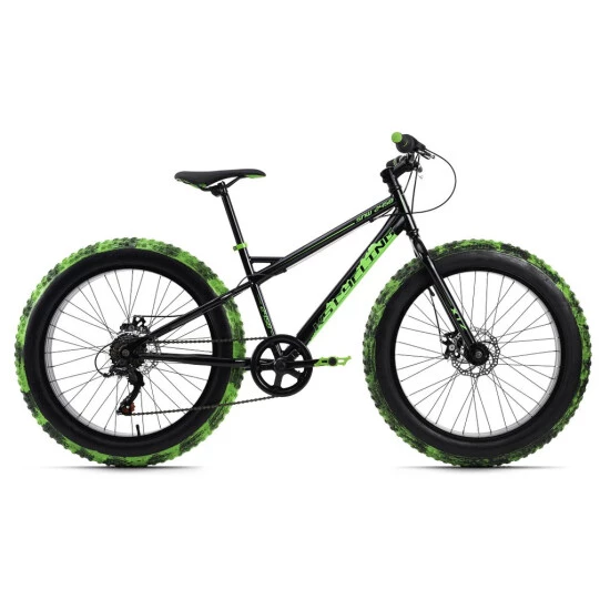 Coupon 🎉 Mountainbike Fatbike 24'' SNW2458 Schwarz-grün RH 38 Cm KS Cycling ❤️ 4 Coupon 🎉 Mountainbike Fatbike 24'' SNW2458 Schwarz-grün RH 38 Cm KS Cycling ❤️ – Bild 2