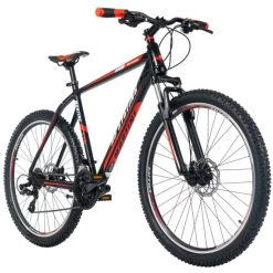 Angebote ❤️ Mountainbike Hardtail 27,5'' Morzine Schwarz-rot RH 48 Cm KS Cycling 👏
