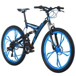 Brandneu 👏 Mountainbike Fully 26'' Topspin Schwarz-blau RH 46 KS Cycling 🔥