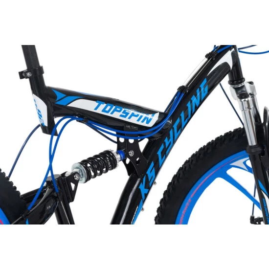 Brandneu 👏 Mountainbike Fully 26'' Topspin Schwarz-blau RH 46 KS Cycling 🔥 12 Brandneu 👏 Mountainbike Fully 26'' Topspin Schwarz-blau RH 46 KS Cycling 🔥 – Bild 10