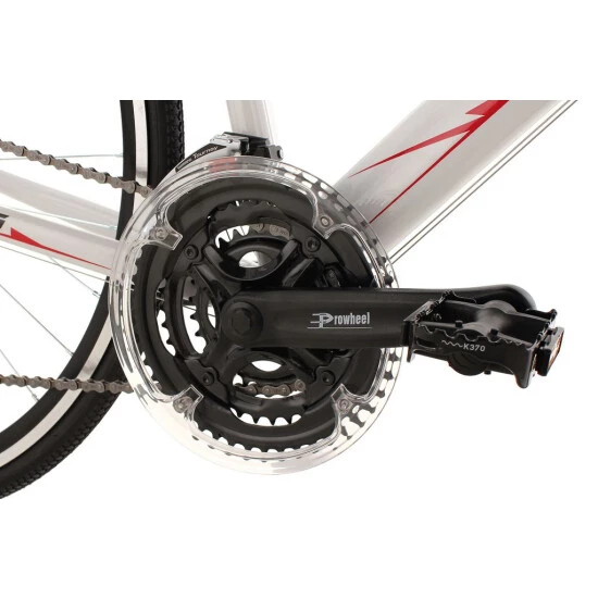 Top 10 😉 KS Cycling Fitnessrad 21 Gänge Fitness-Bike Lightspeed (White) 28 Zoll (60 Cm) 🔔 5 Top 10 😉 KS Cycling Fitnessrad 21 Gänge Fitness-Bike Lightspeed (White) 28 Zoll (60 Cm) 🔔 – Bild 3