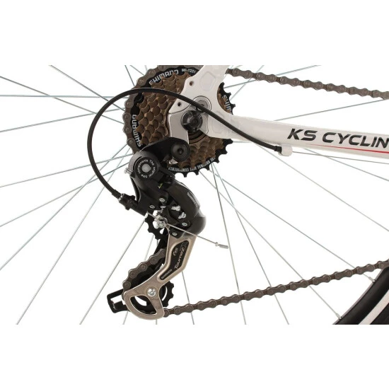 Top 10 😉 KS Cycling Fitnessrad 21 Gänge Fitness-Bike Lightspeed (White) 28 Zoll (60 Cm) 🔔 6 Top 10 😉 KS Cycling Fitnessrad 21 Gänge Fitness-Bike Lightspeed (White) 28 Zoll (60 Cm) 🔔 – Bild 4