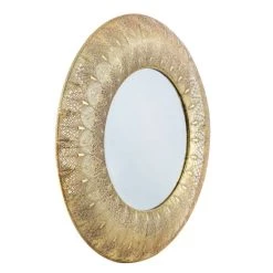 Bester Verkauf 🤩 Spiegelprofi Metallrahmenspiegel GLORY, Ca. Ø 74 Cm, Goldfarben, Mit Facette 🤩 -Spiegelprofi Verkäufe unnamed file 148