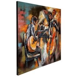 Bester Verkauf 😍 Spiegelprofi Metallbild DEMI90x90 Cm, "Band" 🥰