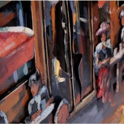 Bestes Angebot 🎁 Spiegelprofi Metallbild BRUNA60x140 Cm, "Cafe" 🧨 -Spiegelprofi Verkäufe unnamed file 174