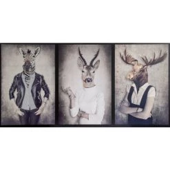 Schlussverkauf 🤩 Spiegelprofi Deko-Panel GRAP, 50x100 Cm, 'Hipster' ⌛