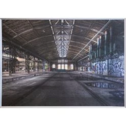 Rabatt 🤩 Spiegelprofi GmbH Gerahmtes Bild Taira 100x140 Cm, Motiv: Factory 70514023 🤩
