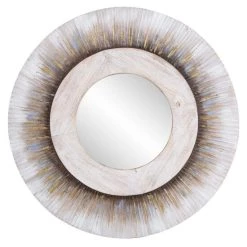 Großhandel 💯 Spiegelprofi Original Rook Wandbild - Style Mit Spiegel - Ø 90cm 👍