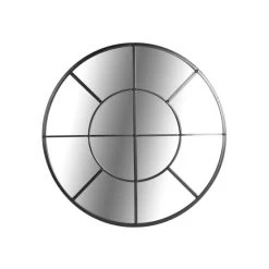 Blitzangebot 🧨 Spiegelprofi Mai Metallspiegel Schwarz - Ø 90cm ✔️