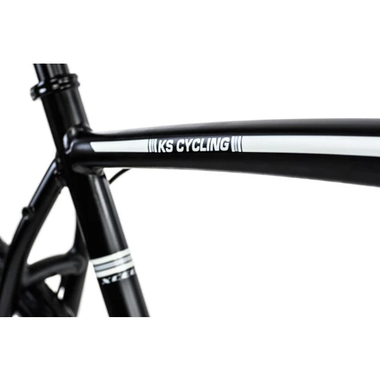 Bester Verkauf 🔥 Gravelbike Rennrad 28'' Xceed Schwarz-weiß RH 58 Cm KS Cycling ⭐ 9 Bester Verkauf 🔥 Gravelbike Rennrad 28'' Xceed Schwarz-weiß RH 58 Cm KS Cycling ⭐ – Bild 7