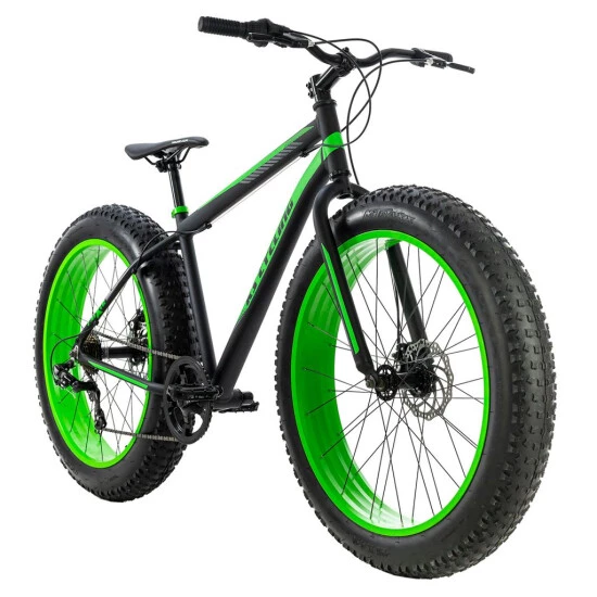 Billig 🤩 Fatbike 26'' Fat-XTR Schwarz 7 Gänge RH 46 Cm KS Cycling 🧨 3 Billig 🤩 Fatbike 26'' Fat-XTR Schwarz 7 Gänge RH 46 Cm KS Cycling 🧨