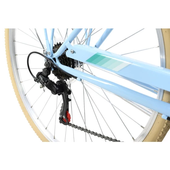 Bestes Angebot 👏 Damenfahrrad 28'' Cantaloupe Blau Mit Korb KS Cycling 💯 6 Bestes Angebot 👏 Damenfahrrad 28'' Cantaloupe Blau Mit Korb KS Cycling 💯 – Bild 4