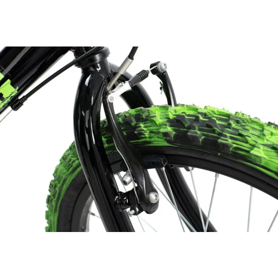 Schlussverkauf 👍 Kinderfahrrad 20'' Crusher Schwarz-grün RH 28 Cm KS Cycling ⭐ 7 Schlussverkauf 👍 Kinderfahrrad 20'' Crusher Schwarz-grün RH 28 Cm KS Cycling ⭐ – Bild 5