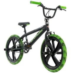 Schlussverkauf 🥰 BMX Freestyle 20'' Crusher Schwarz-grün KS Cycling 🎁