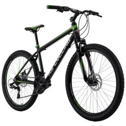 Bestes Angebot 🎉 Mountainbike Hardtail 26'' Xceed Schwarz-grün RH 42 Cm KS Cycling 🧨