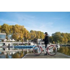 Budget 🧨 Hollandrad 28'' Tussaud Weiß-rot Singlespeed RH 49 Cm KS Cycling 😍 -Spiegelprofi Verkäufe unnamed file 764