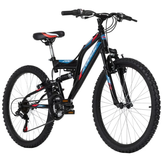 Schlussverkauf ✔️ Kinderfahrrad Mountainbike Fully 24'' Zodiac Schwarz-rot RH 38 Cm KS Cycling 🌟 3 Schlussverkauf ✔️ Kinderfahrrad Mountainbike Fully 24'' Zodiac Schwarz-rot RH 38 Cm KS Cycling 🌟