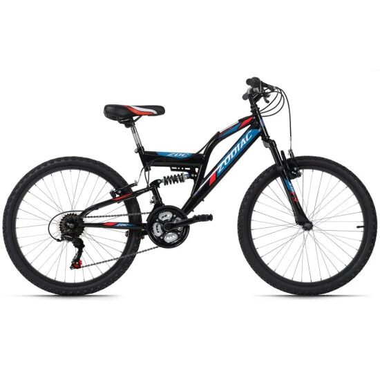 Schlussverkauf ✔️ Kinderfahrrad Mountainbike Fully 24'' Zodiac Schwarz-rot RH 38 Cm KS Cycling 🌟 4 Schlussverkauf ✔️ Kinderfahrrad Mountainbike Fully 24'' Zodiac Schwarz-rot RH 38 Cm KS Cycling 🌟 – Bild 2