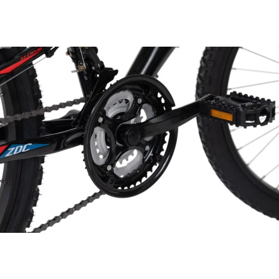 Schlussverkauf ✔️ Kinderfahrrad Mountainbike Fully 24'' Zodiac Schwarz-rot RH 38 Cm KS Cycling 🌟 5 Schlussverkauf ✔️ Kinderfahrrad Mountainbike Fully 24'' Zodiac Schwarz-rot RH 38 Cm KS Cycling 🌟 – Bild 3