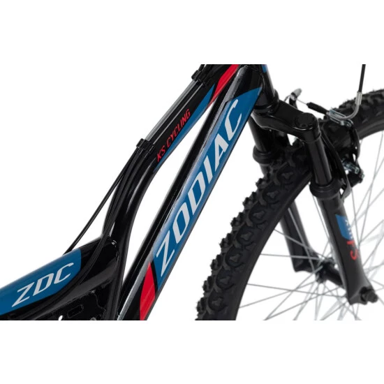 Schlussverkauf ✔️ Kinderfahrrad Mountainbike Fully 24'' Zodiac Schwarz-rot RH 38 Cm KS Cycling 🌟 7 Schlussverkauf ✔️ Kinderfahrrad Mountainbike Fully 24'' Zodiac Schwarz-rot RH 38 Cm KS Cycling 🌟 – Bild 5