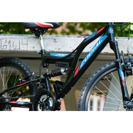 Schlussverkauf ✔️ Kinderfahrrad Mountainbike Fully 24'' Zodiac Schwarz-rot RH 38 Cm KS Cycling 🌟 13 Schlussverkauf ✔️ Kinderfahrrad Mountainbike Fully 24'' Zodiac Schwarz-rot RH 38 Cm KS Cycling 🌟 – Bild 11