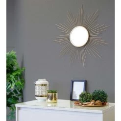 Coupon 🔔 Spiegelprofi Metallspiegel Sun Goldfarben- 60cm 🛒 -Spiegelprofi Verkäufe unnamed file 83