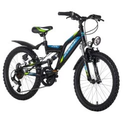Budget 🤩 Mountainbike Fully ATB 20" Zodiac Schwarz-grün RH 31 Cm KS Cycling 💯