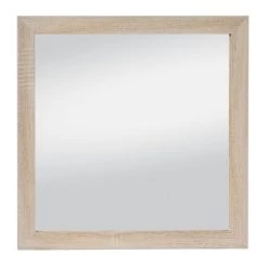 Aktion 🛒 Spiegelprofi Rahmenspiegel KATHI, Ca. 45x45 Cm, Eiche Hell 👏