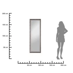 Am billigsten 😀 Spiegelprofi H0035015 Rahmenspiegel Pius ; Farbe: Silber ; Länge: 150 Cm, Breite: 50 Cm 🔔 -Spiegelprofi Verkäufe unnamed file 9