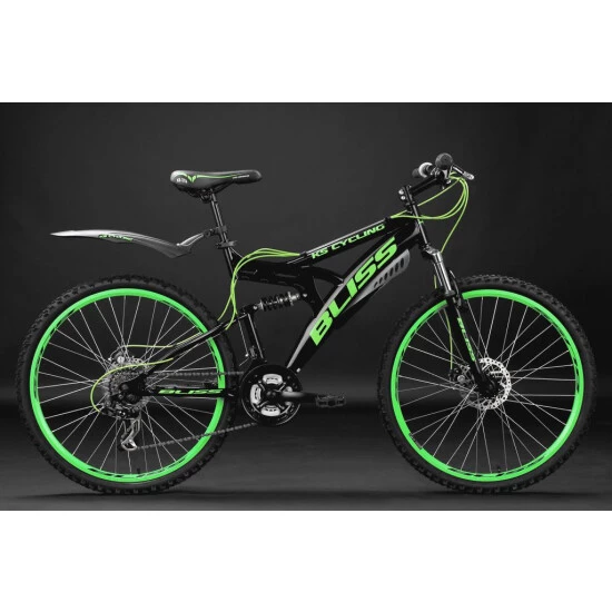 Großhandel ⌛ Mountainbike Fully 26" Bliss Schwarz-grün RH 47 Cm KS Cycling 🥰 4 Großhandel ⌛ Mountainbike Fully 26" Bliss Schwarz-grün RH 47 Cm KS Cycling 🥰 – Bild 2