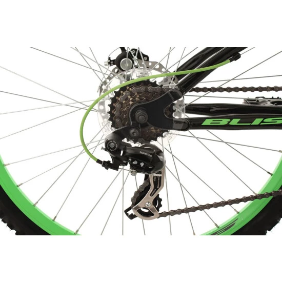 Großhandel ⌛ Mountainbike Fully 26" Bliss Schwarz-grün RH 47 Cm KS Cycling 🥰 7 Großhandel ⌛ Mountainbike Fully 26" Bliss Schwarz-grün RH 47 Cm KS Cycling 🥰 – Bild 5