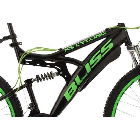 Großhandel ⌛ Mountainbike Fully 26" Bliss Schwarz-grün RH 47 Cm KS Cycling 🥰 13 Großhandel ⌛ Mountainbike Fully 26" Bliss Schwarz-grün RH 47 Cm KS Cycling 🥰 – Bild 11